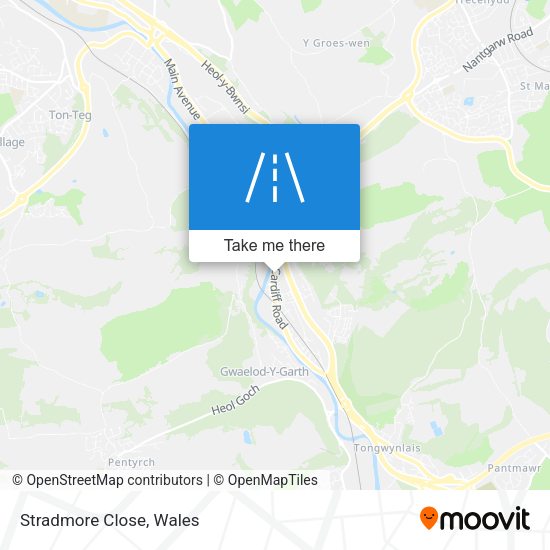 Stradmore Close map