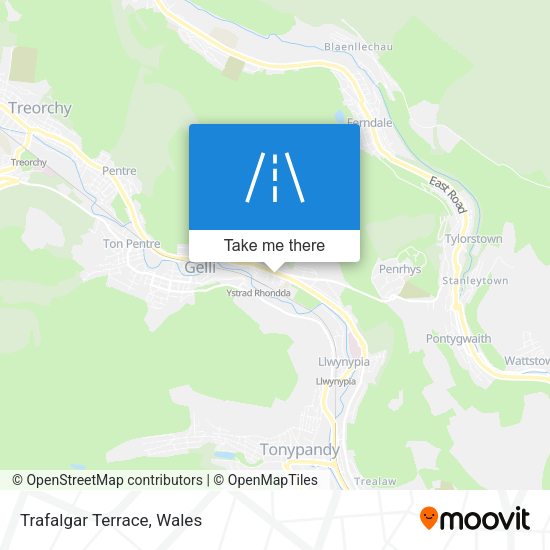 Trafalgar Terrace map