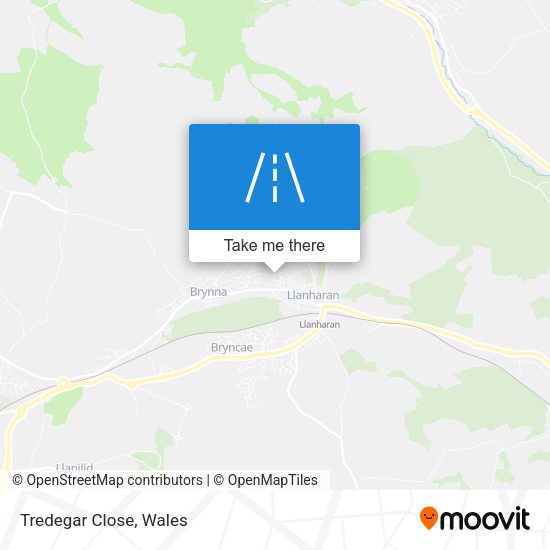 Tredegar Close map