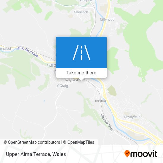 Upper Alma Terrace map