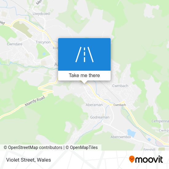 Violet Street map