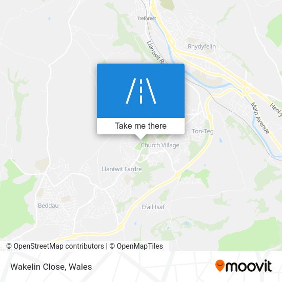 Wakelin Close map