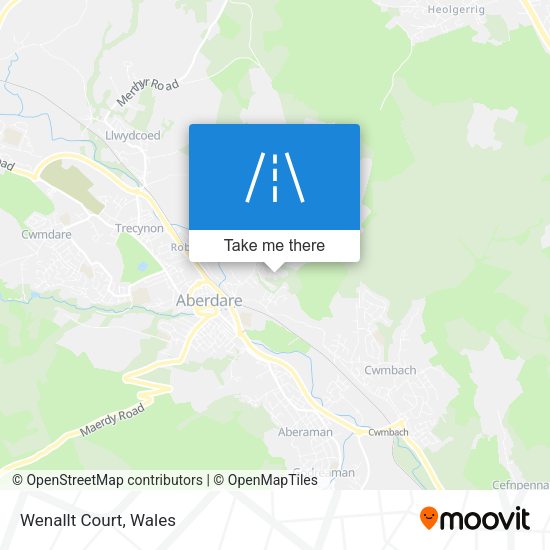 Wenallt Court map