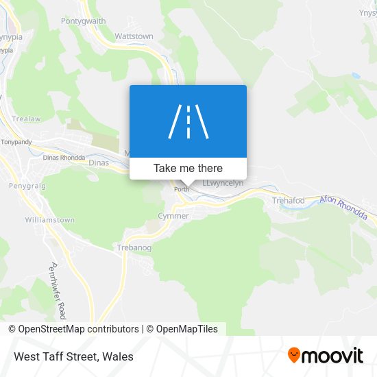 West Taff Street map