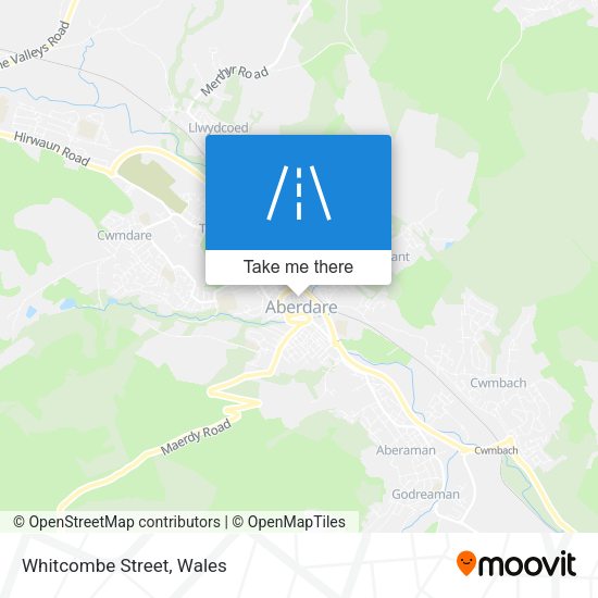 Whitcombe Street map