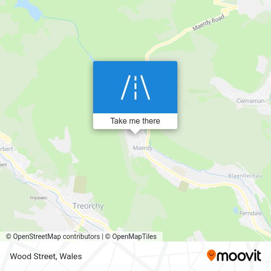 Wood Street map