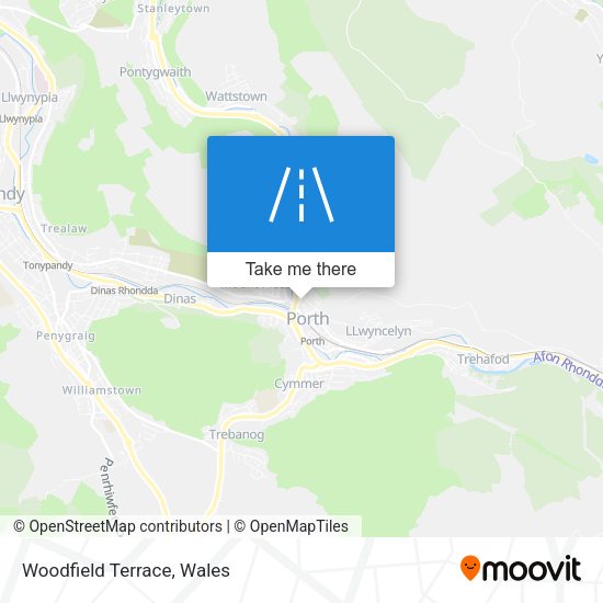 Woodfield Terrace map