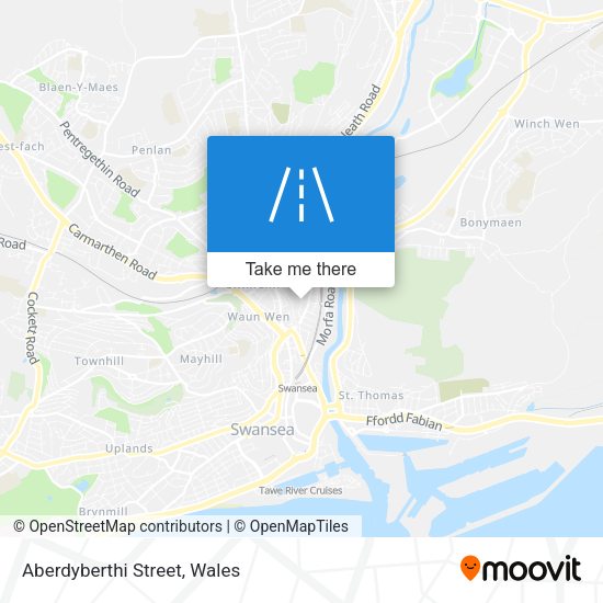 Aberdyberthi Street map