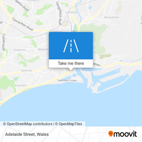 Adelaide Street map
