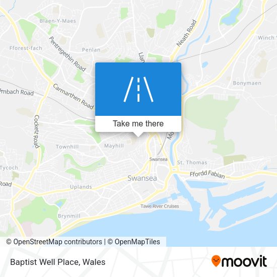 Baptist Well Place map