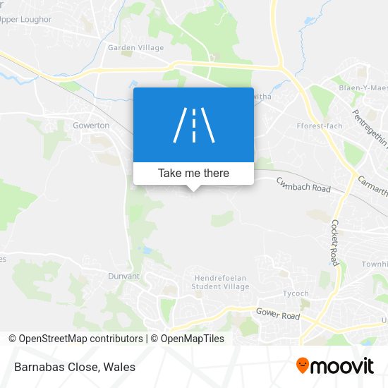 Barnabas Close map