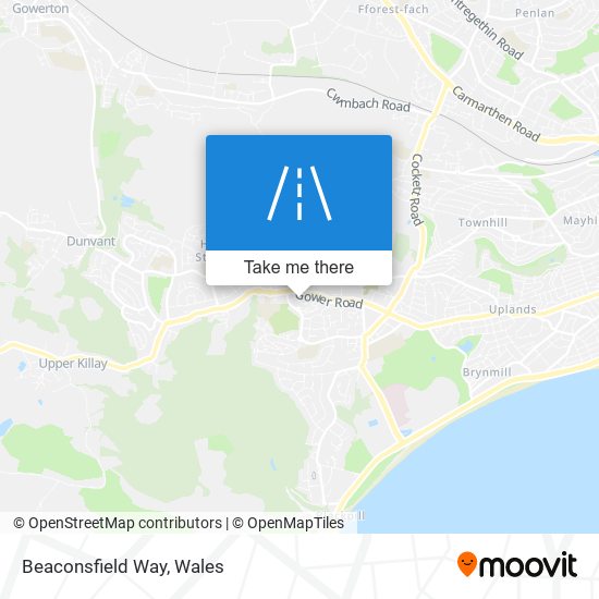 Beaconsfield Way map