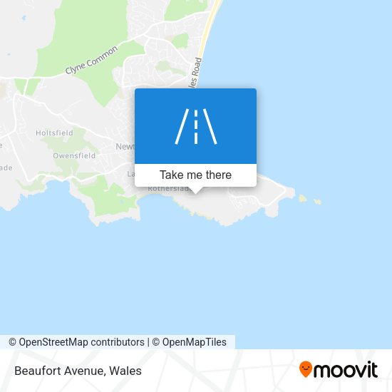 Beaufort Avenue map