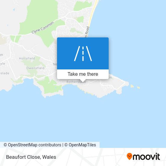 Beaufort Close map