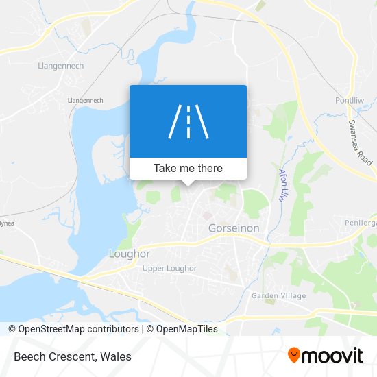 Beech Crescent map