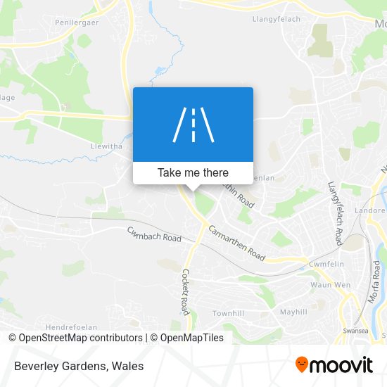 Beverley Gardens map