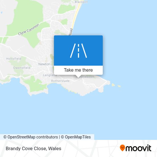 Brandy Cove Close map