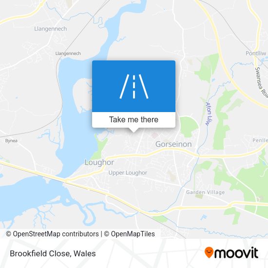 Brookfield Close map