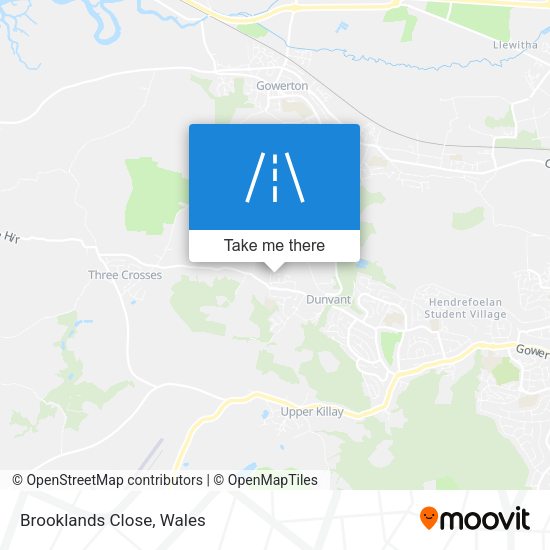 Brooklands Close map