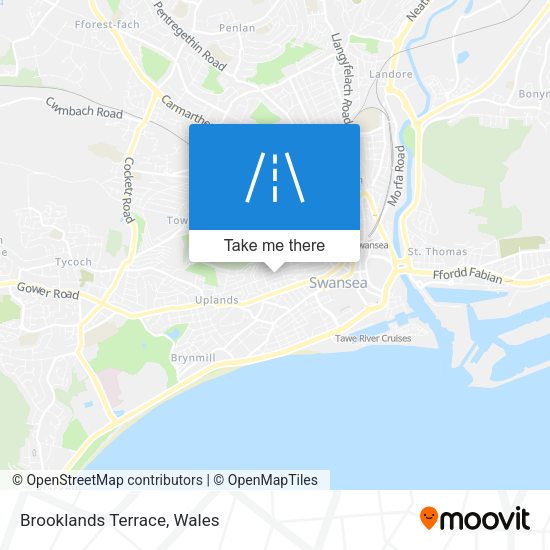 Brooklands Terrace map