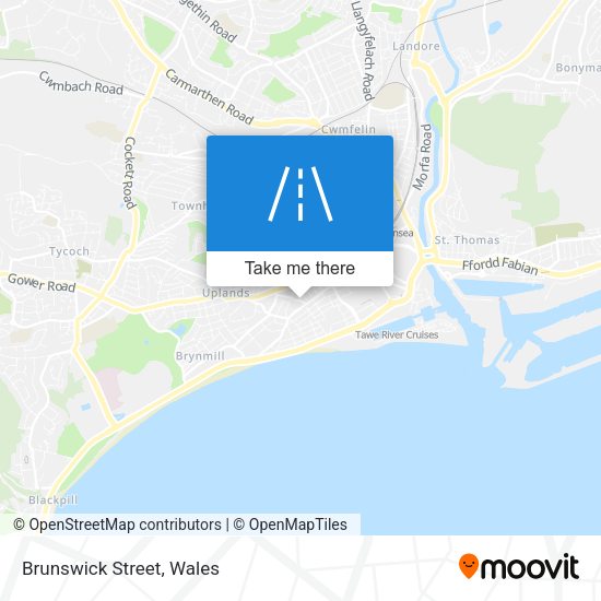 Brunswick Street map