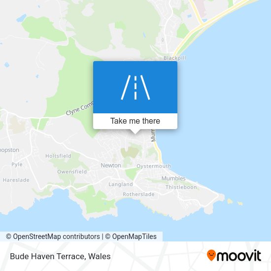 Bude Haven Terrace map