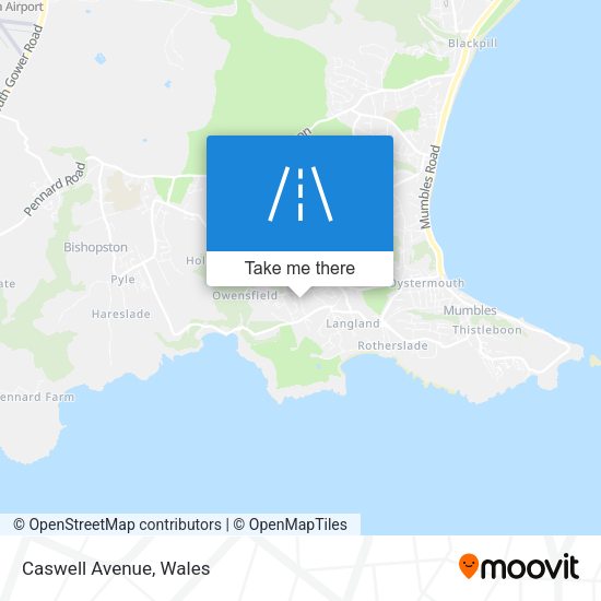 Caswell Avenue map