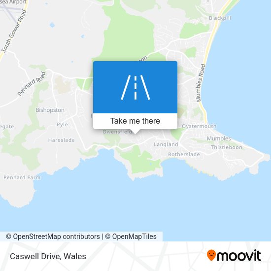 Caswell Drive map