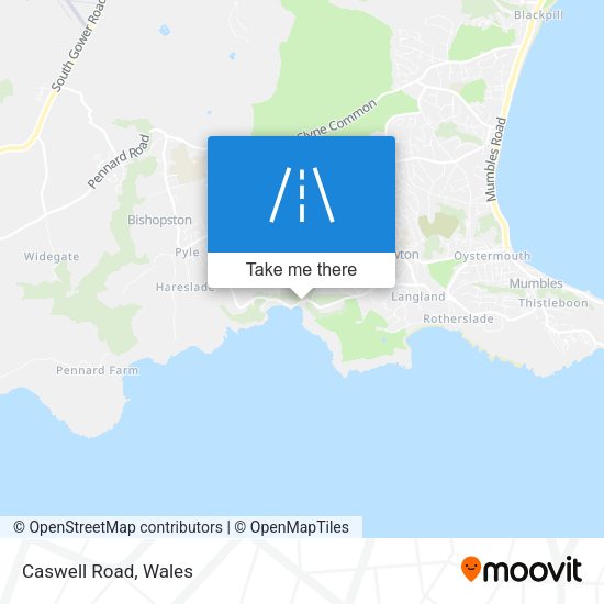 Caswell Road map