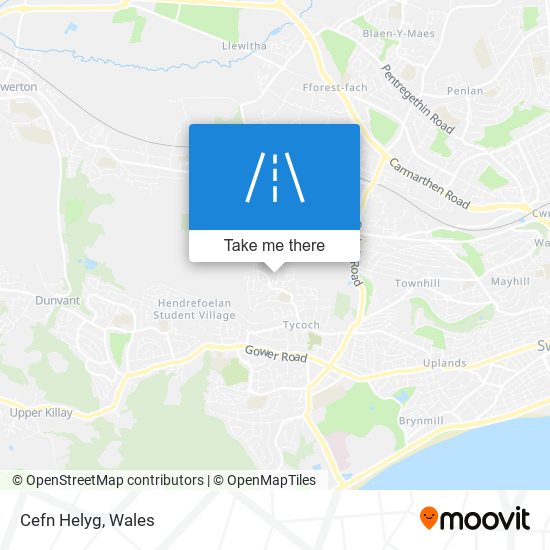 Cefn Helyg map