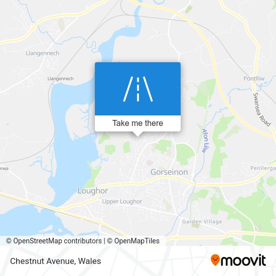 Chestnut Avenue map