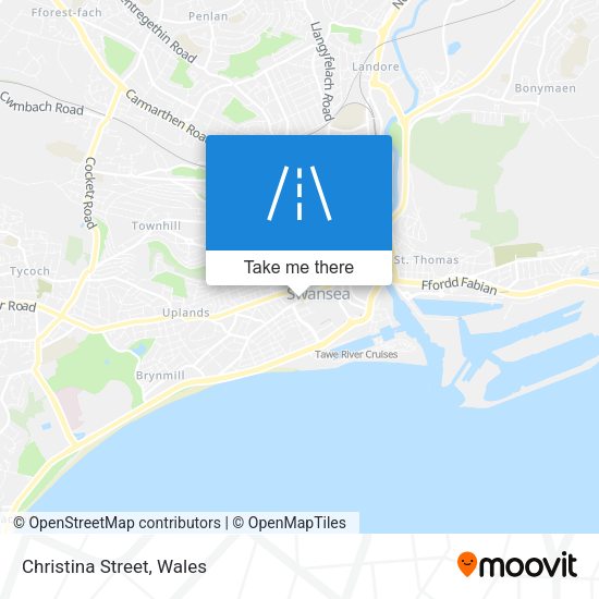 Christina Street map