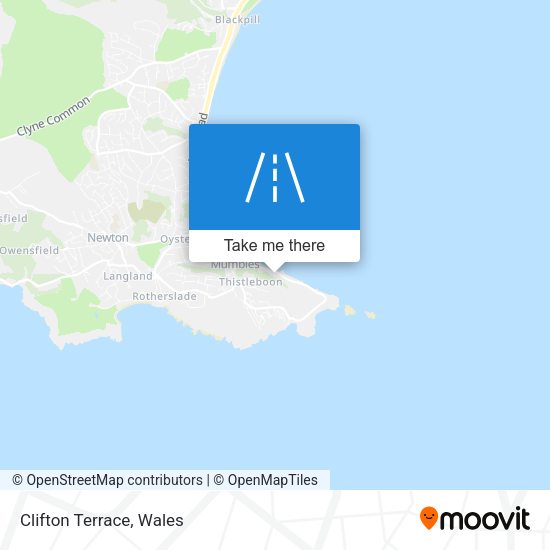 Clifton Terrace map