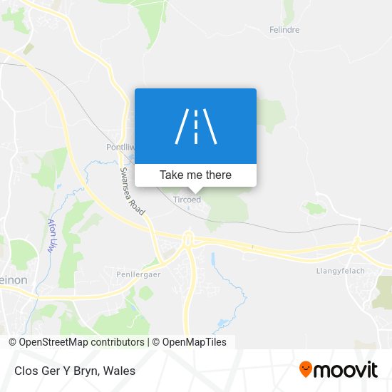 Clos Ger Y Bryn map