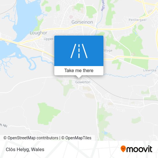Clôs Helyg map