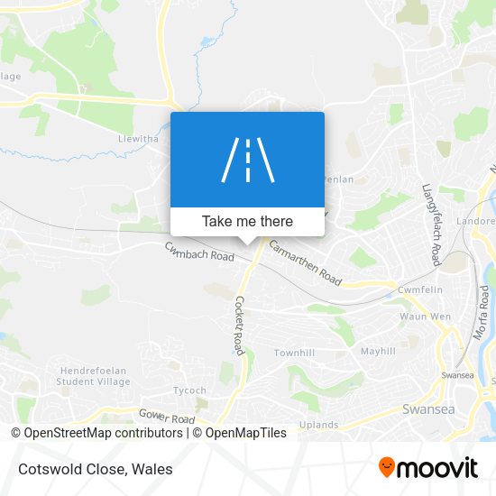Cotswold Close map