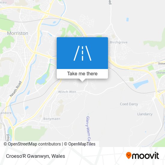 Croeso'R Gwanwyn map