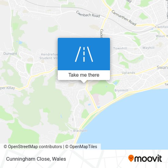 Cunningham Close map