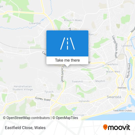 Eastfield Close map