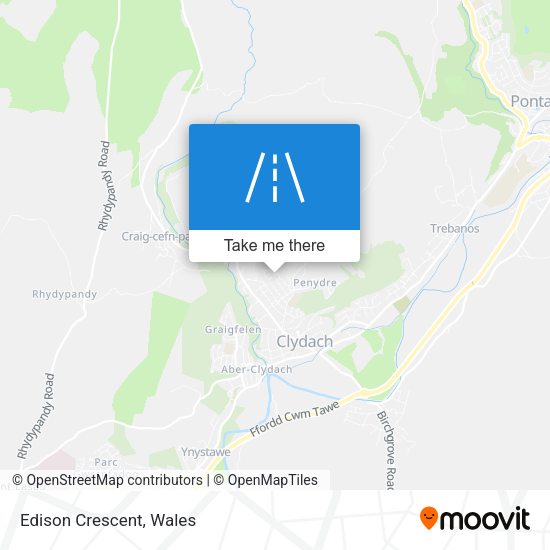 Edison Crescent map