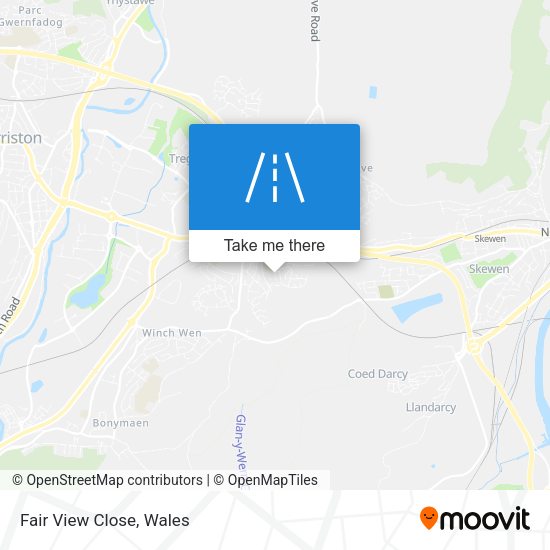 Fair View Close map
