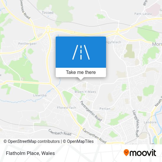 Flatholm Place map