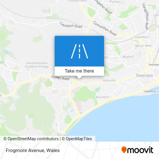 Frogmore Avenue map