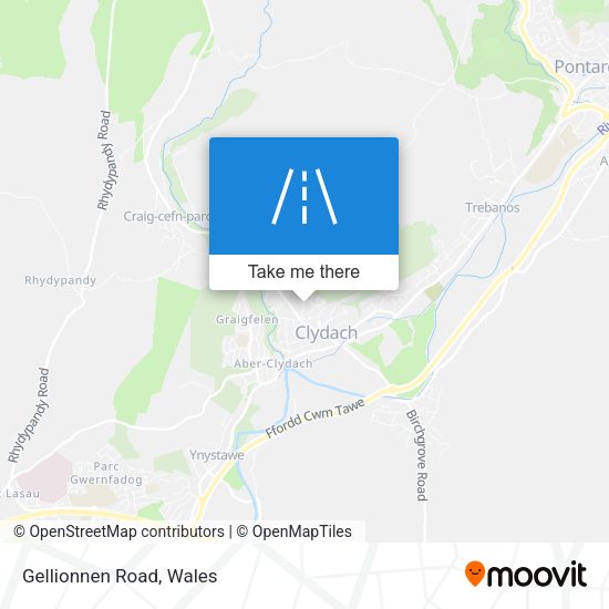 Gellionnen Road map