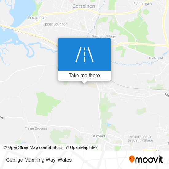 George Manning Way map