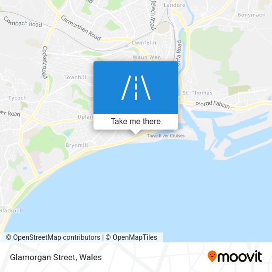 Glamorgan Street map