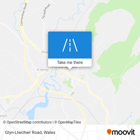 Glyn-Llwchwr Road map