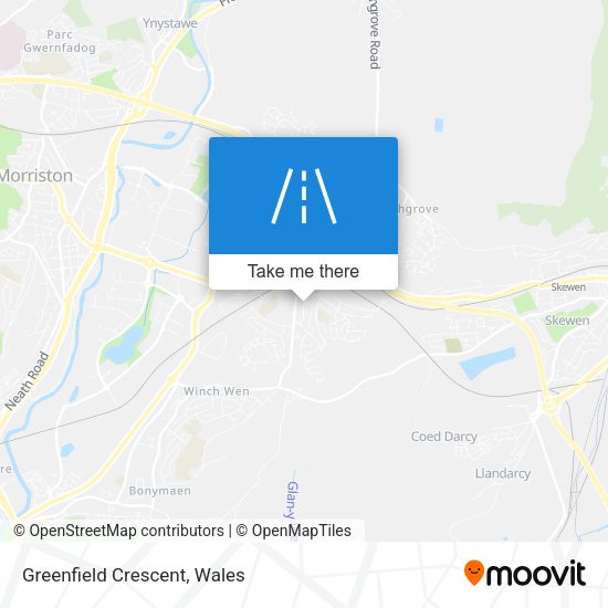 Greenfield Crescent map