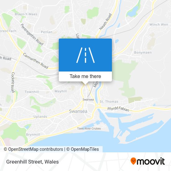 Greenhill Street map