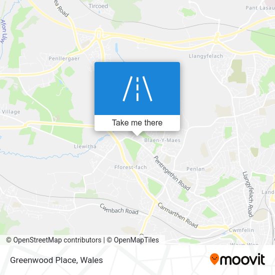 Greenwood Place map